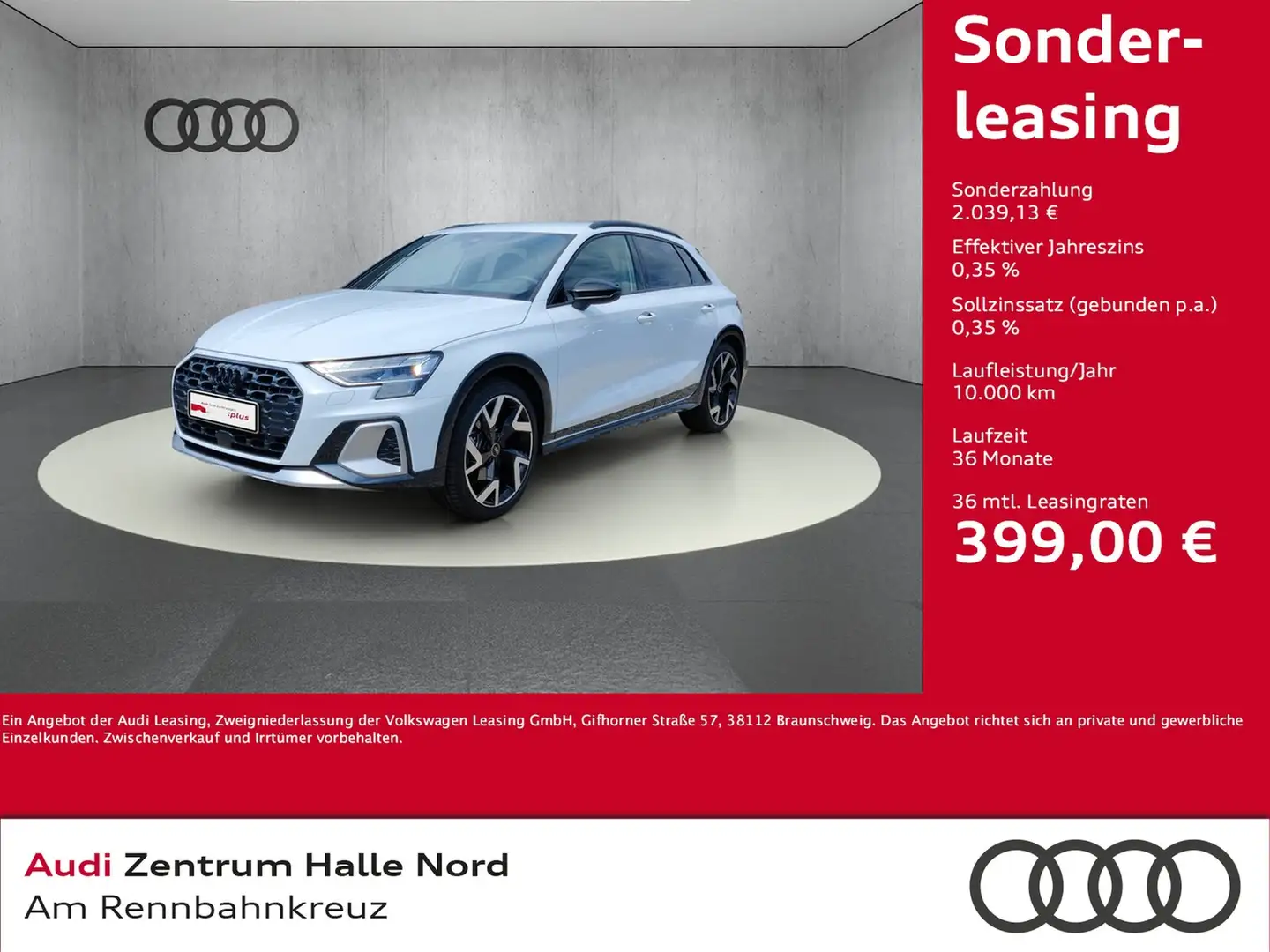 Audi A3 allstreet 35 TDI S tronic Weiß - 1