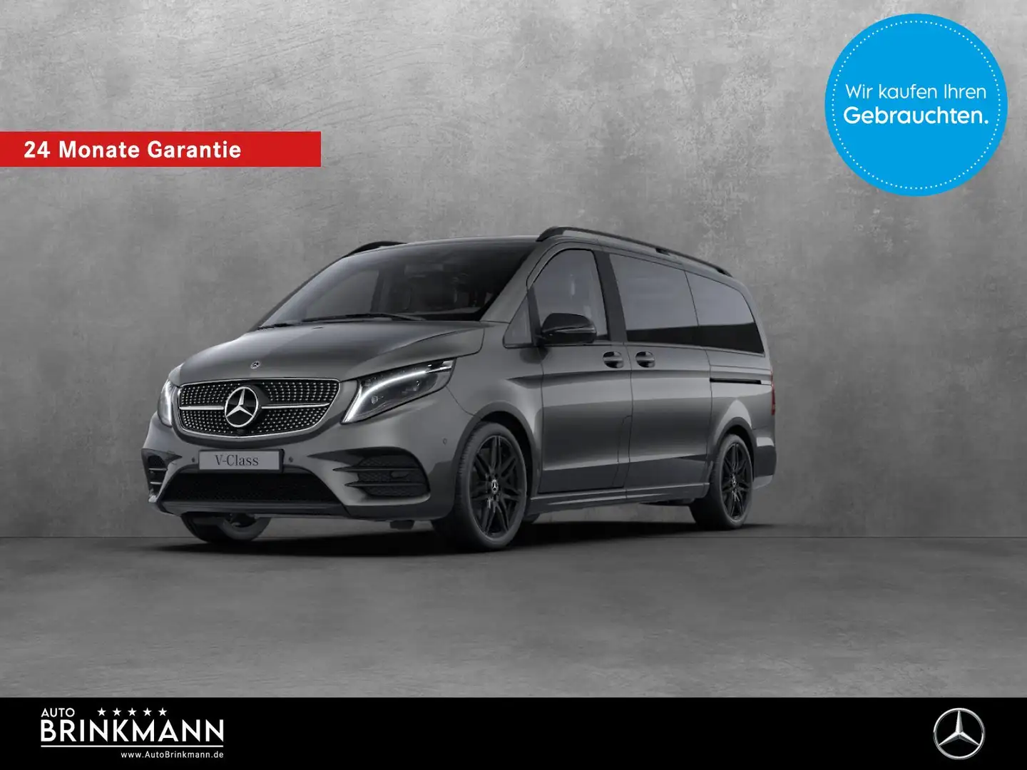 Mercedes-Benz V 300 V 300d AVANTGARDE EDITION Lang AMG Line/Navi/LED Grijs - 1