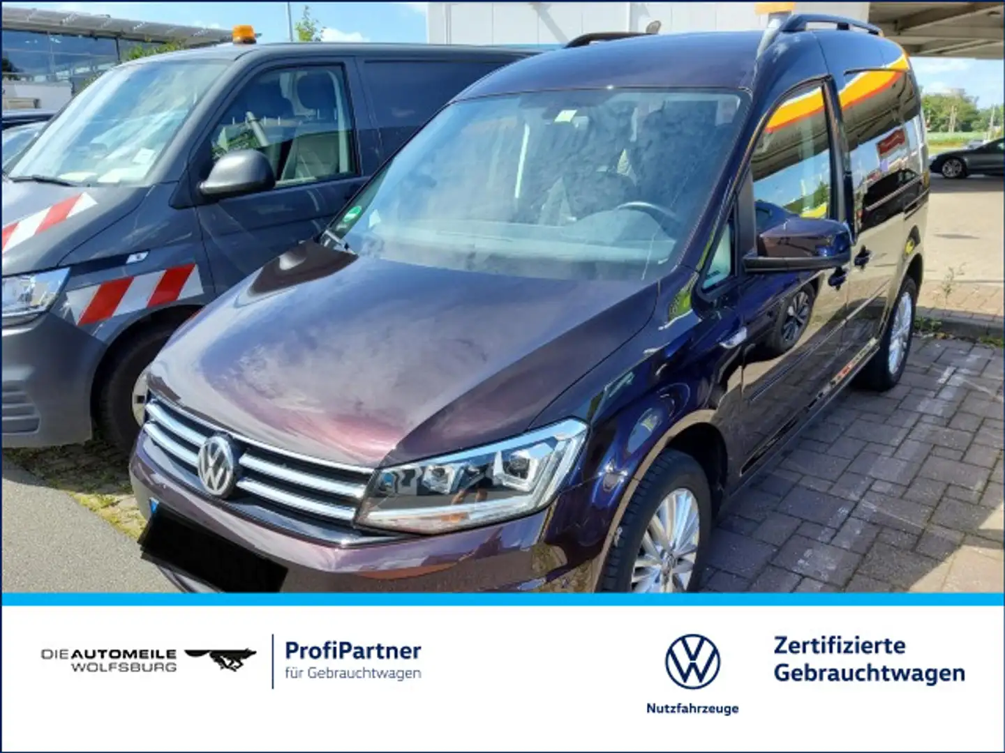 Volkswagen Caddy 1.4 TSI DSG Comfortline AHK/Tempo/Einparkh Schwarz - 1