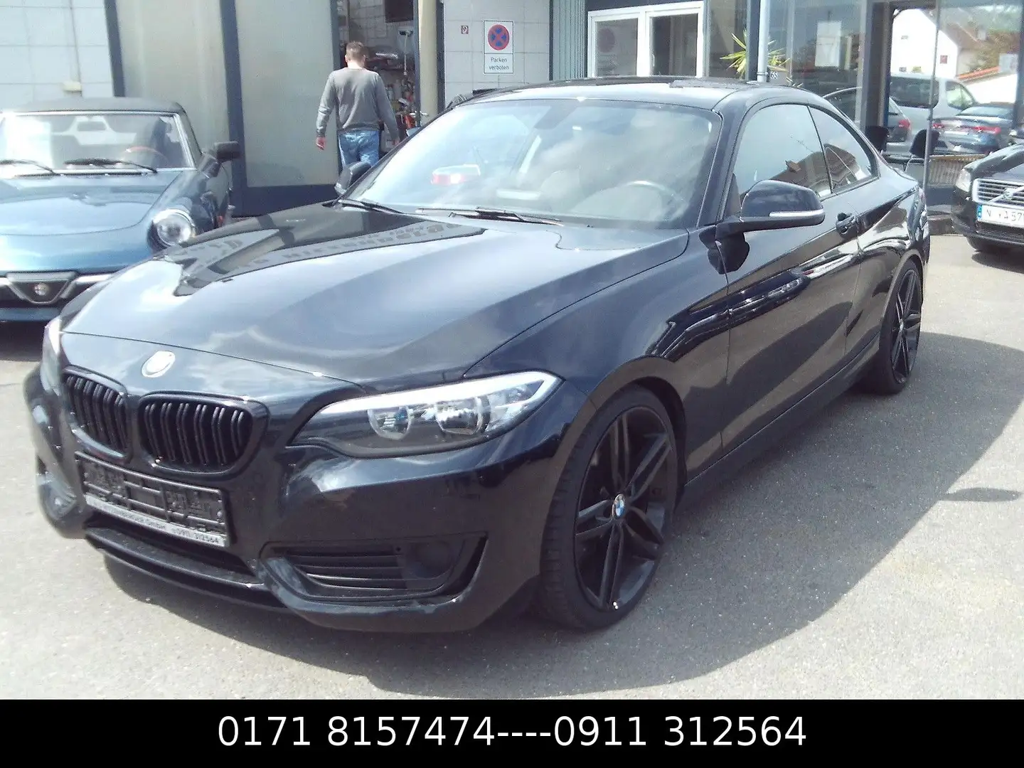 BMW 220 Baureihe 2 Coupe 220 i Noir - 1
