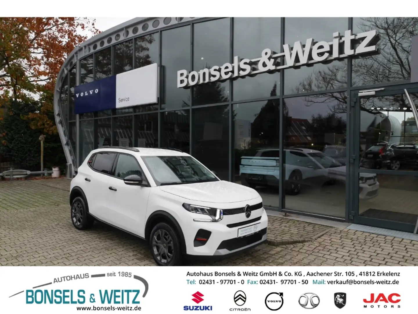 Citroen C3 Turbo 1.2 PureTech EU6e 100 S&S MAX HUD Navi Sound Weiß - 1