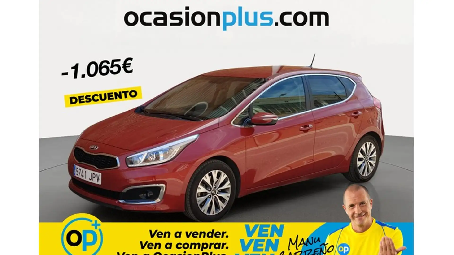 Kia Ceed / cee'd 1.6CRDI VGT Tech DCT 136 Rojo - 1