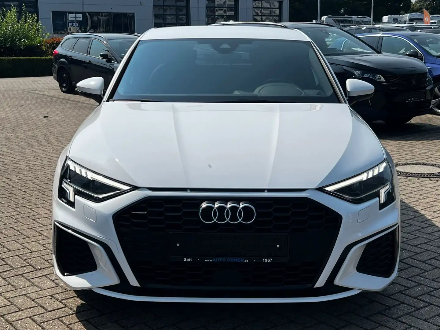 Audi A3 30 TFSI Sportback+S-Line+LED+Keyless+ACC+LM+ Blanc - 2