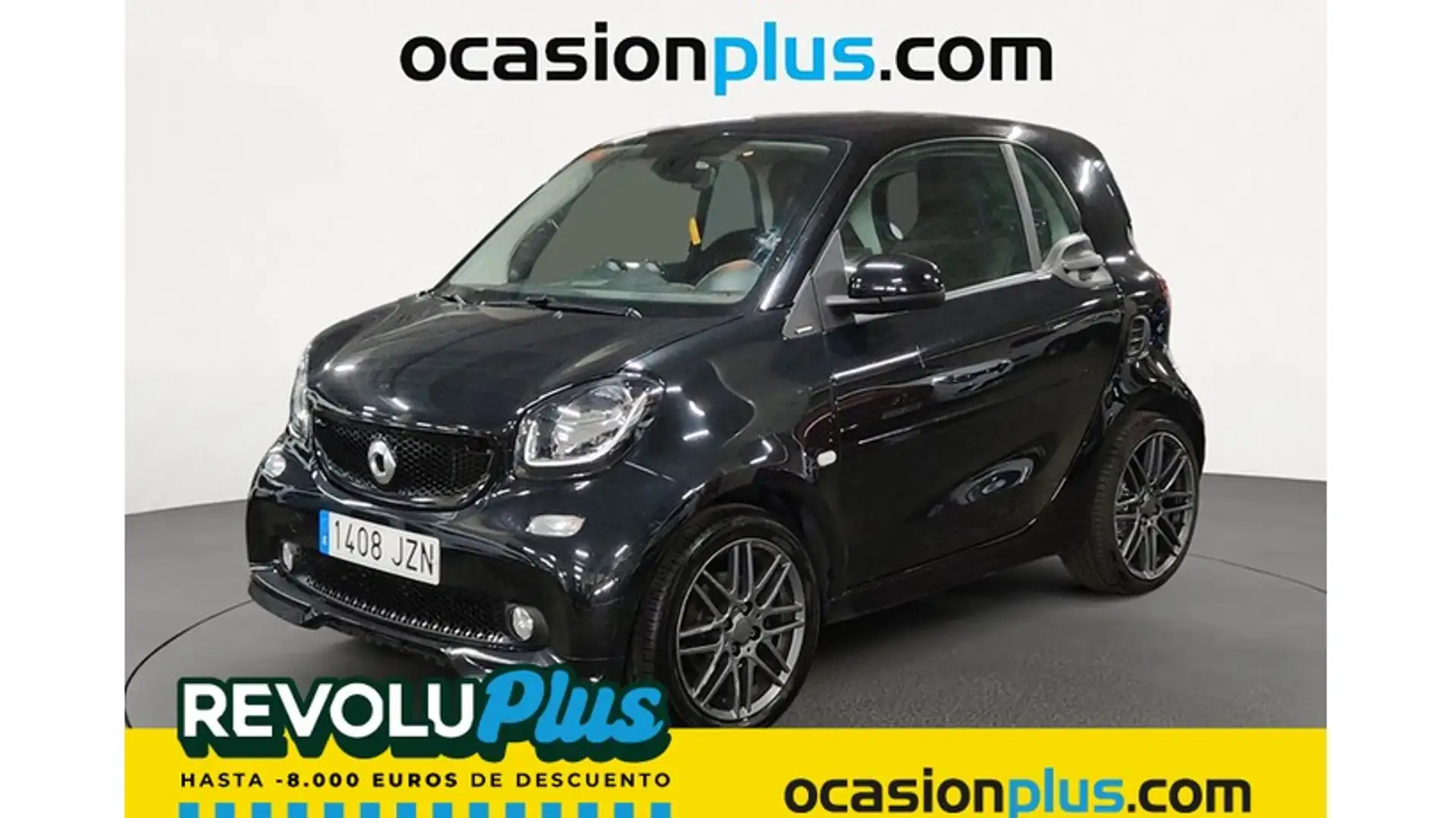 smart forTwo Coupé 66 Passion Aut. Negro - 1