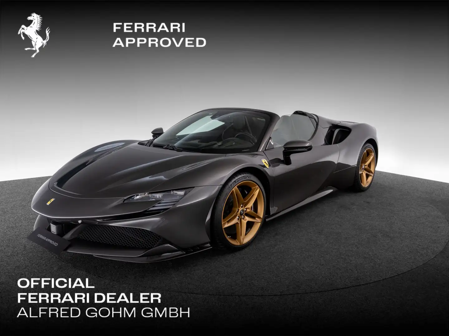 Ferrari SF90 Spider Gri - 1