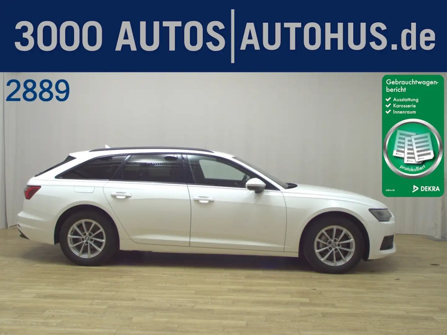 Audi A6 40 2.0 TDI Avant quattro ACC 4x4 Navi LED vc Blanco - 1