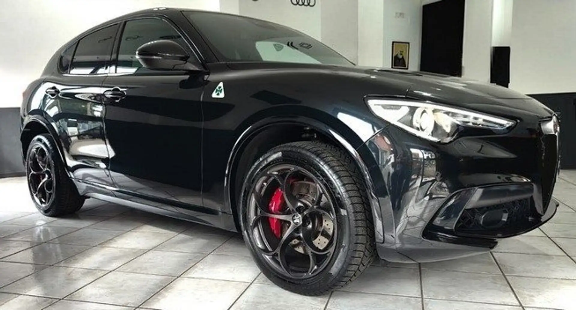 Alfa Romeo Stelvio 2.9 bi-t V6 Quadrifoglio Q4 510cv auto KM  CERT. Noir - 1