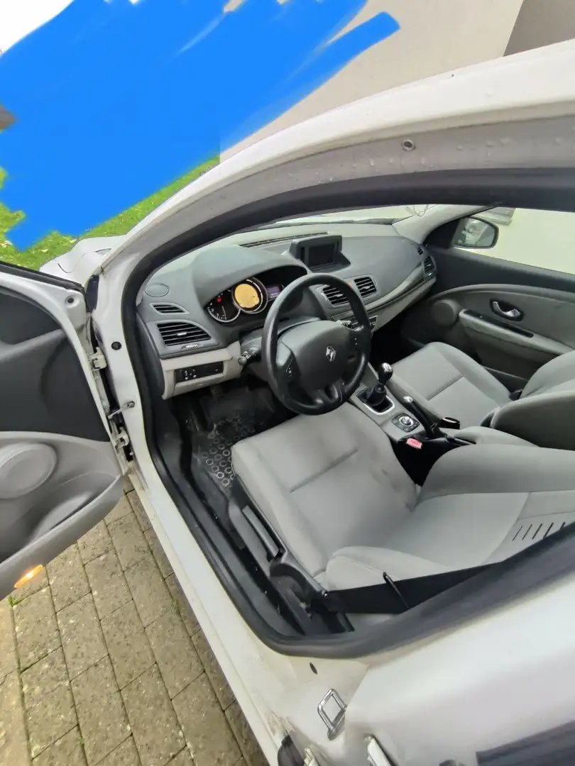 Renault Megane 1.5 dci, défaut injecteur, ne roule pas Blanc - 1