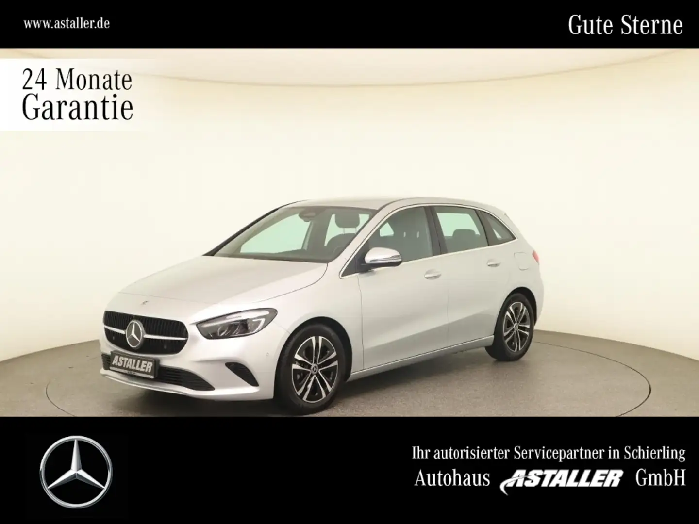Mercedes-Benz B 200 d Progressive Line  MBUX+LED+AHK+Winterp. Ezüst - 1