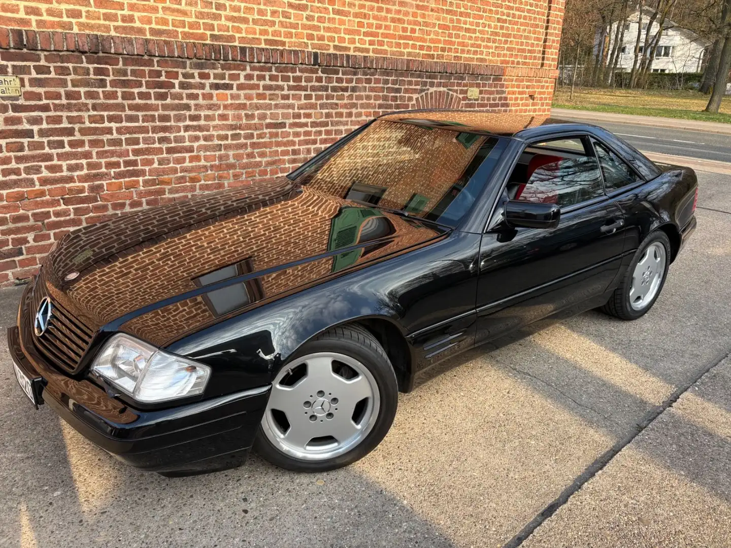 Mercedes-Benz SL 320 Automatik Hardtop Leder SH uw dt.Fahrzeug Negro - 1