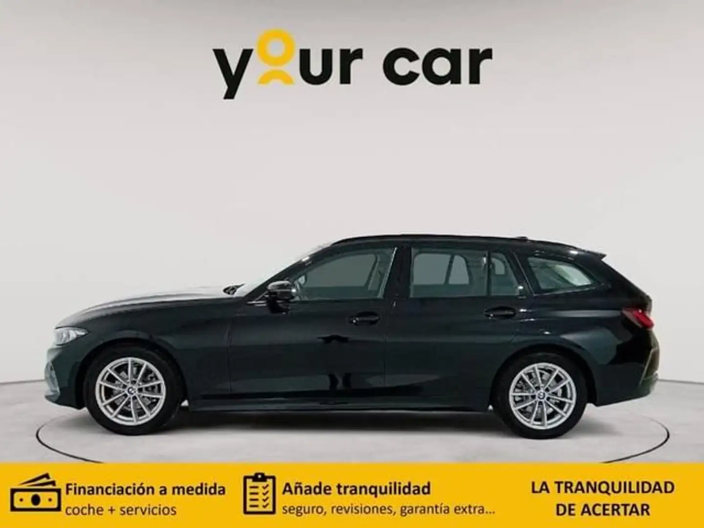 BMW 318 318dA Touring Negro - 2