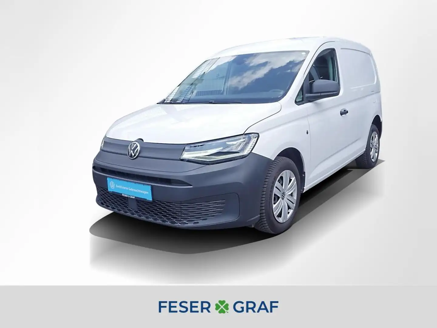 Volkswagen Caddy Cargo Kasten 2.0 TDI Klima LED PDC Radio Weiß - 1