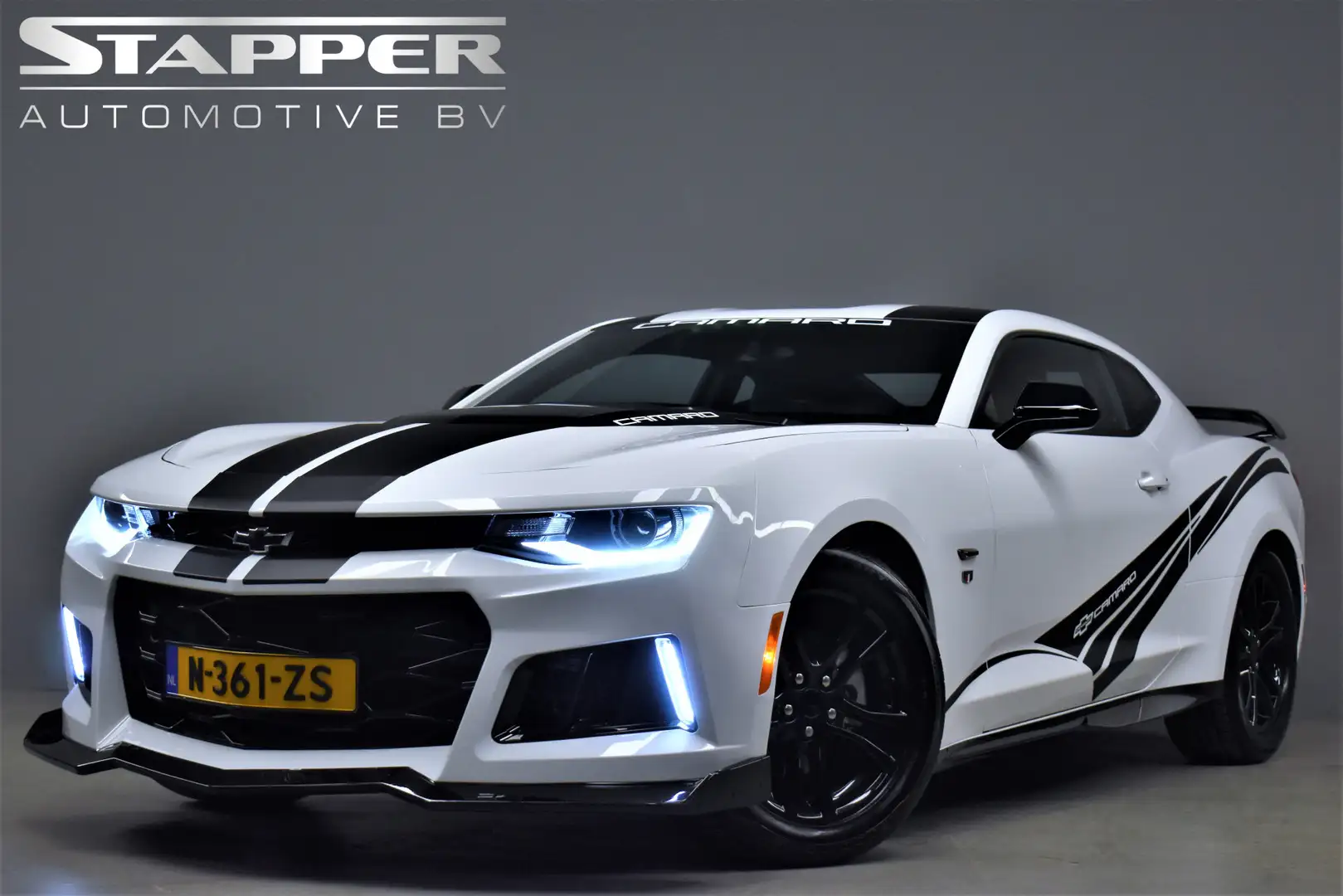 Chevrolet Camaro USA 2.0 Turbo Automaat CarPlay/Camera/Keyless/Leer Weiß - 1