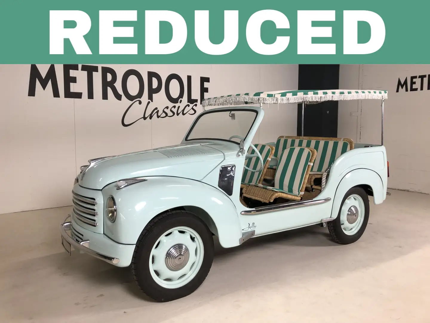 Fiat 500 G Jolly OLD PRICE: € 49.500,- M0603 Green - 1