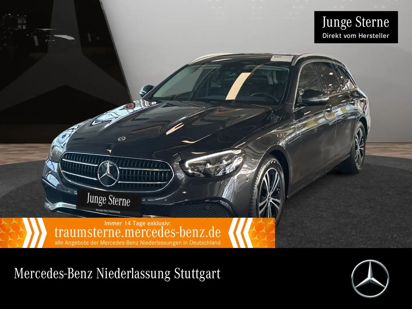 Mercedes-Benz E 220 d T 4M AVANTG+LED+STHZG+KAMERA+TOTW+9G Grau - 1