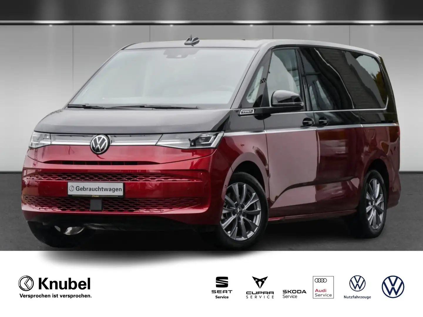 Volkswagen T7 Multivan Energetic eHybrid lang IQ.Light Navi eTüren eKl... Rojo - 1