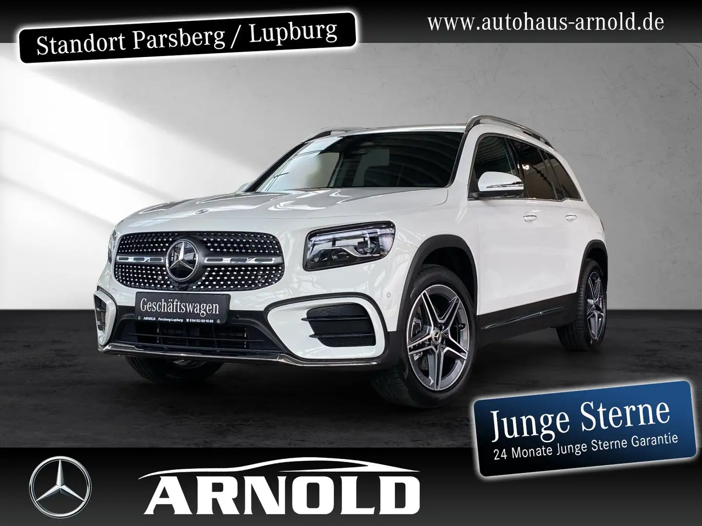 Mercedes-Benz GLB 200 GLB 200 AMG Line AHK Distr Totw el-Klappe 360° Weiß - 1