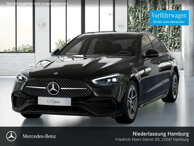Mercedes-Benz C 180 AMG+NIGHT+PANO+360+LED+TOTW+KEYLESS+9G