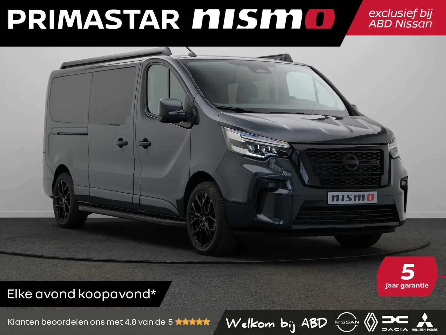 Nissan Primastar 2.0 dCi 170pk L2H1 Nismo+ | Dubbele Cabine | Achte Gris - 1