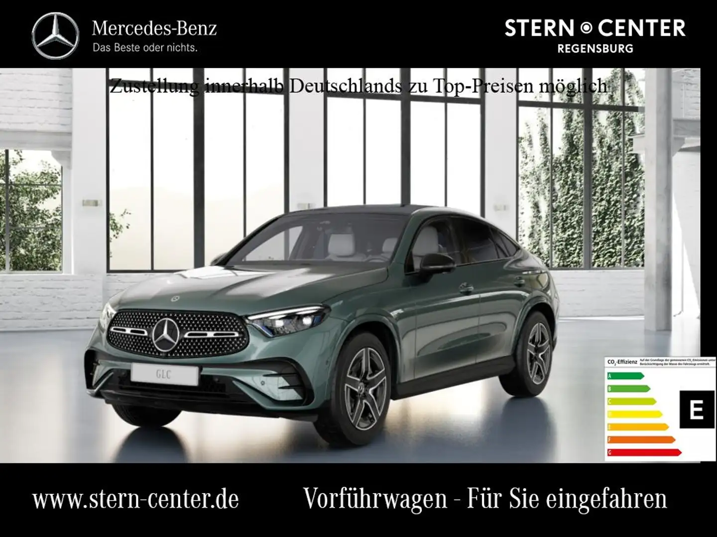 Mercedes-Benz GLC 200 d 4MATIC Coupé AMG MBUX Night Ambiente Silber - 1