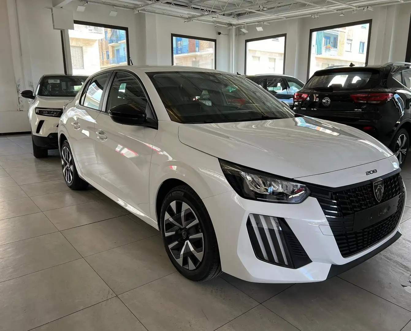 Peugeot 208 1.2 Puretech STYLE 75cv km0 11/2024 UFFICIALE Weiß - 1