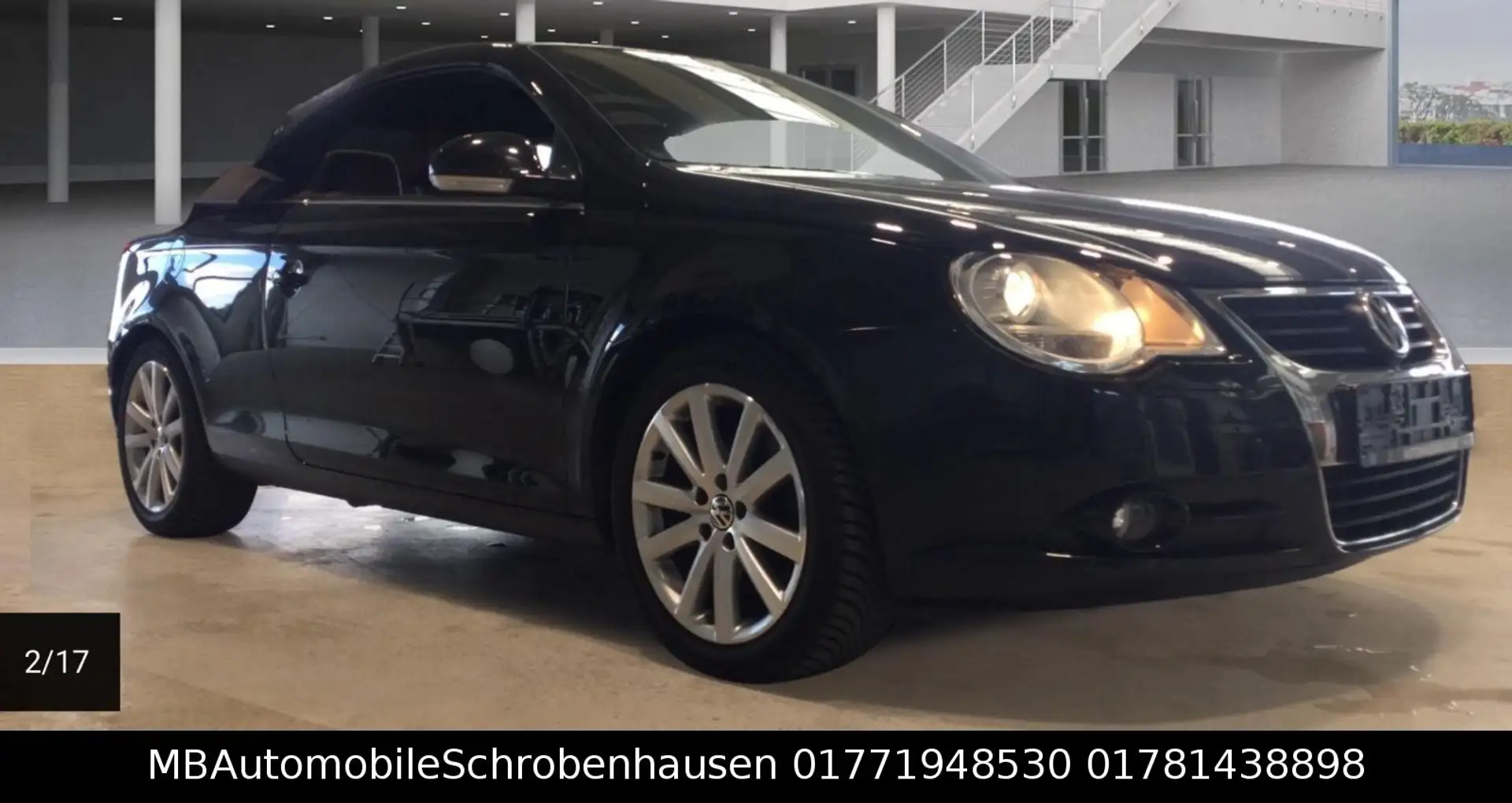 Volkswagen Eos 2.0 TDI LEDER Sport-Paket Schwarz - 1