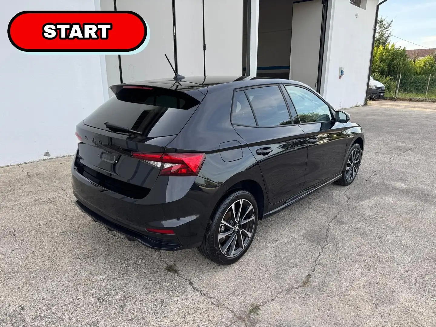 Skoda Fabia 1.0 mpi evo Monte Carlo 80cv START - INCIDENTATA Nero - 1