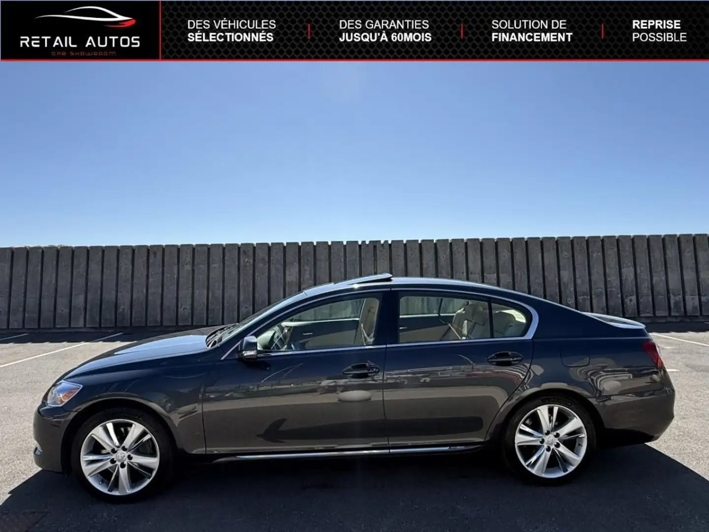 Lexus GS 450h 450h Pack Président Gris - 2