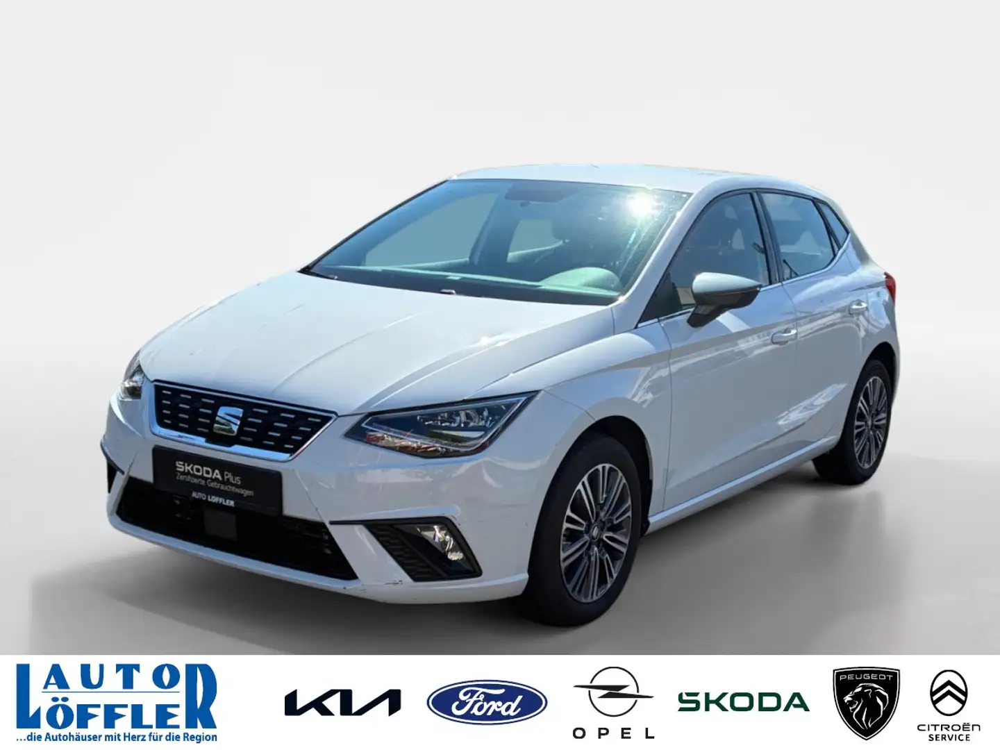 SEAT Ibiza Xcellence #Navi #PDC #LED #ServiceTüvneu Klima Weiß - 1