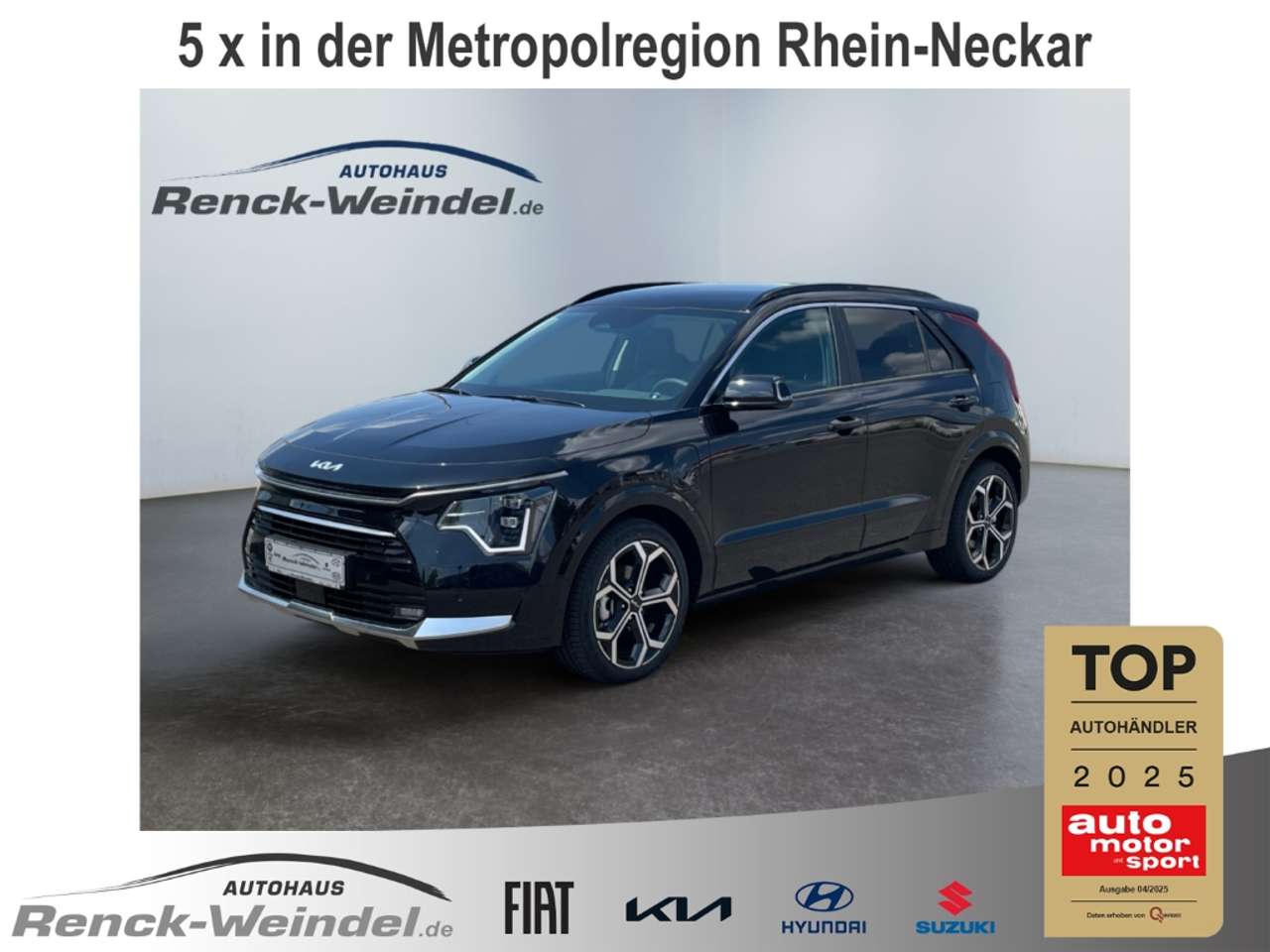 Kia Niro — Kia Niro Plug-in Hybrid Spirit 1.6 Navi Klima LED Rückfahrk