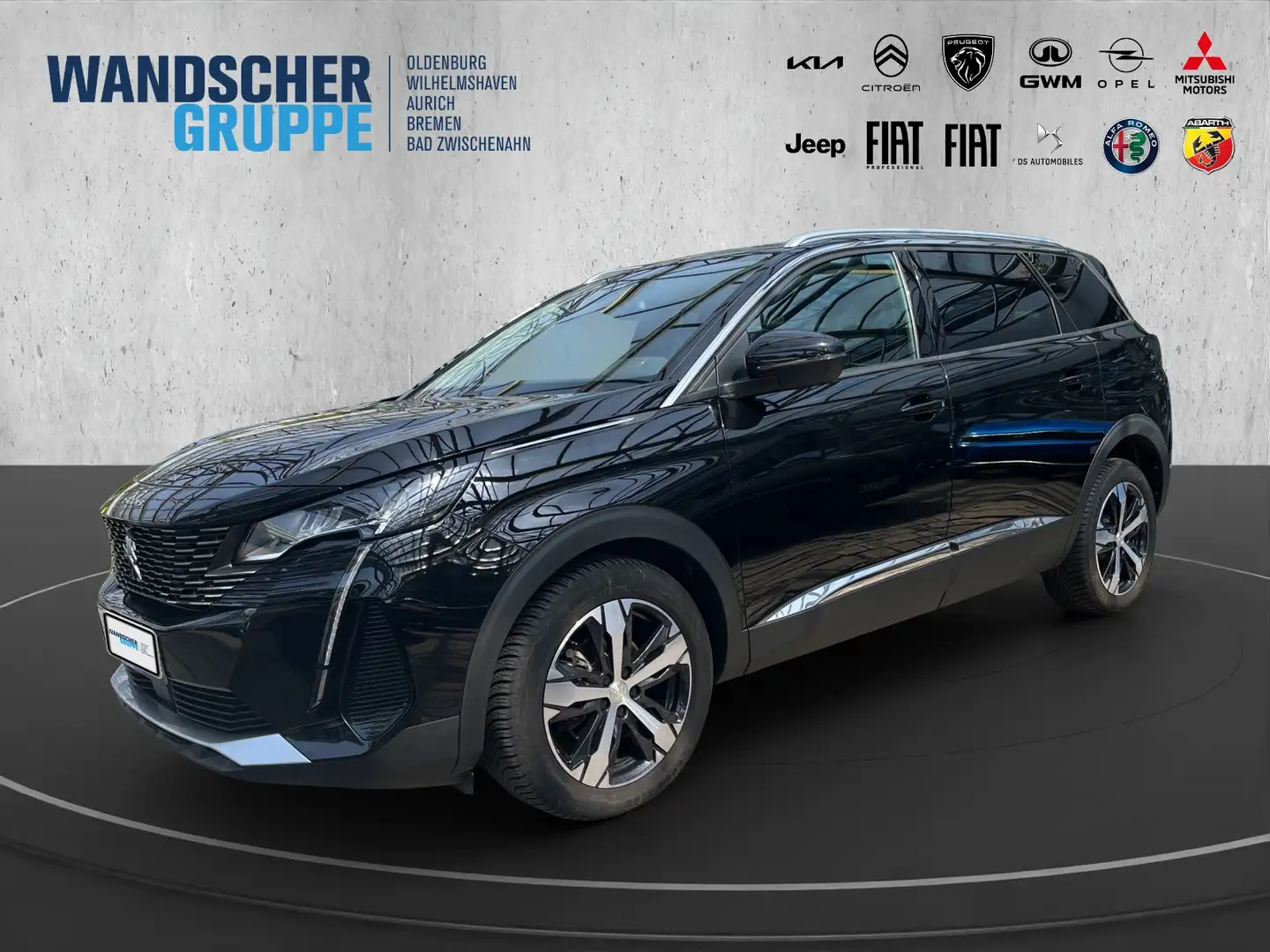 Peugeot 5008 Allure Pack PT 130 Navi+SHZ+RFK+7 Sitze Schwarz - 1