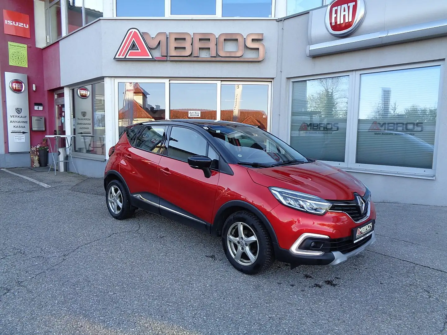 Renault Captur TCe 90 Intens 1. Besitz, Voll-LED, Navi, Kamera Rot - 1