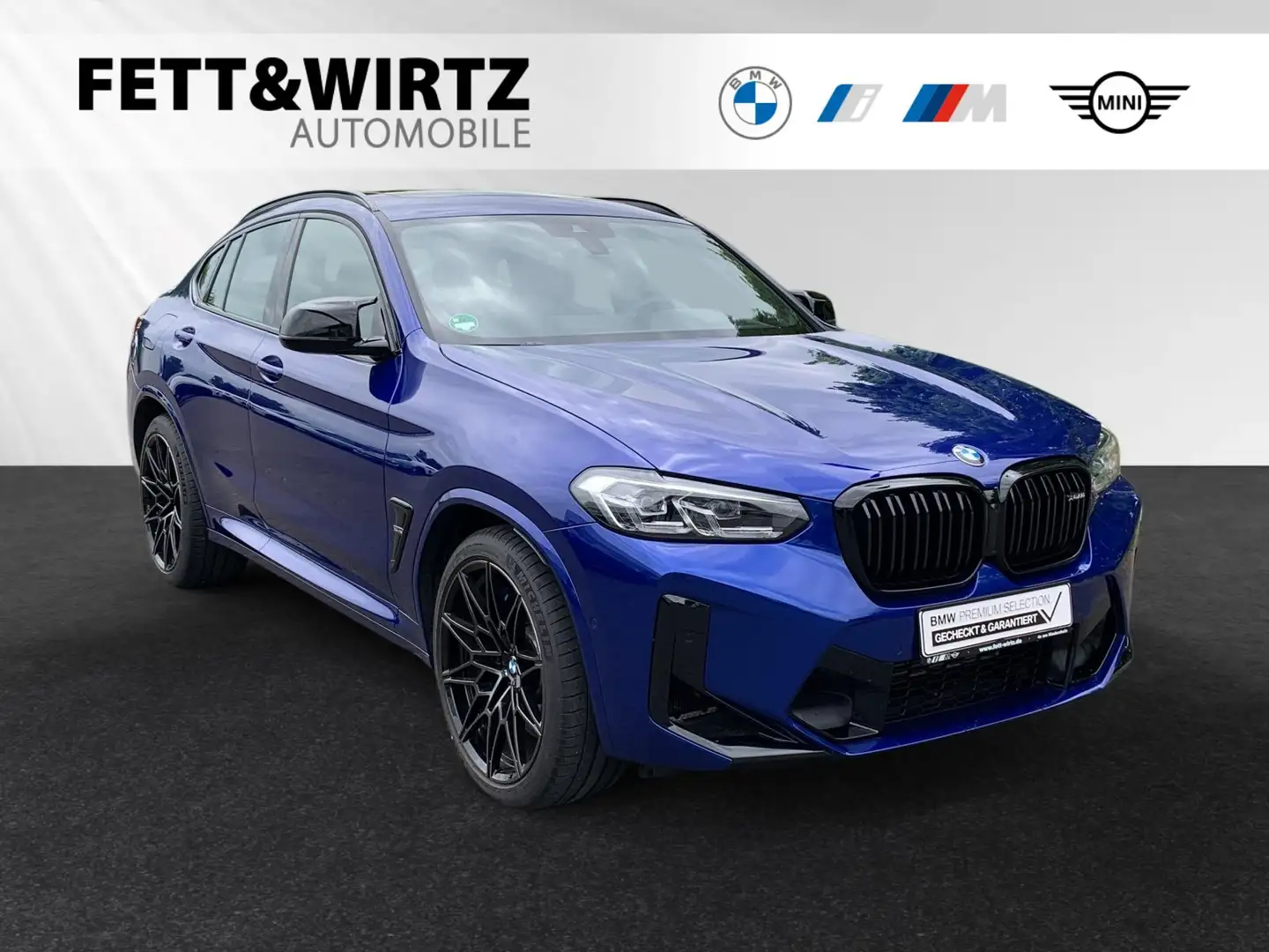 BMW X4 M Competition Panorama|Head-Up|H/K Bleu - 1