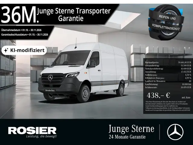 Mercedes-Benz Sprinter 319 CDI 4x4 Kasten PRO L2H2 AHK LED