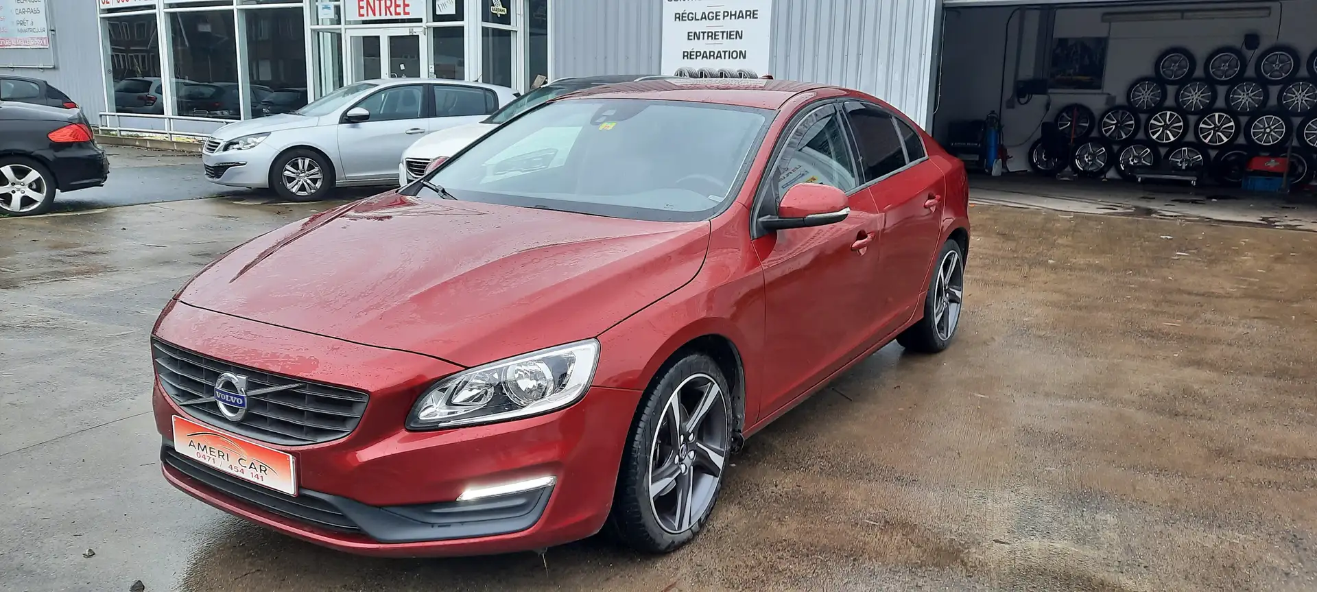 Volvo S60 2.0 D2 Eco Kinetic!!88000KM!!*CAMERA*CLIM*VE*RE* Rouge - 2