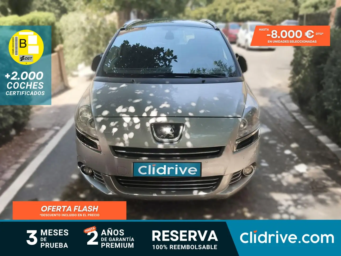 Peugeot 5008 2.0HDI FAP Allure Gris - 1