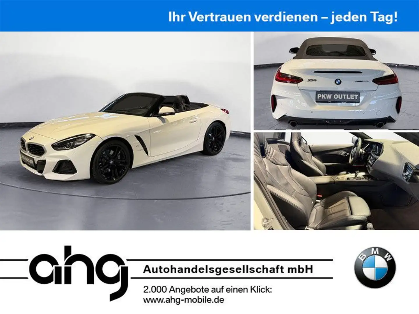 BMW Z4 sDrive30i M Sport H&K Head-Up Display Weiß - 1