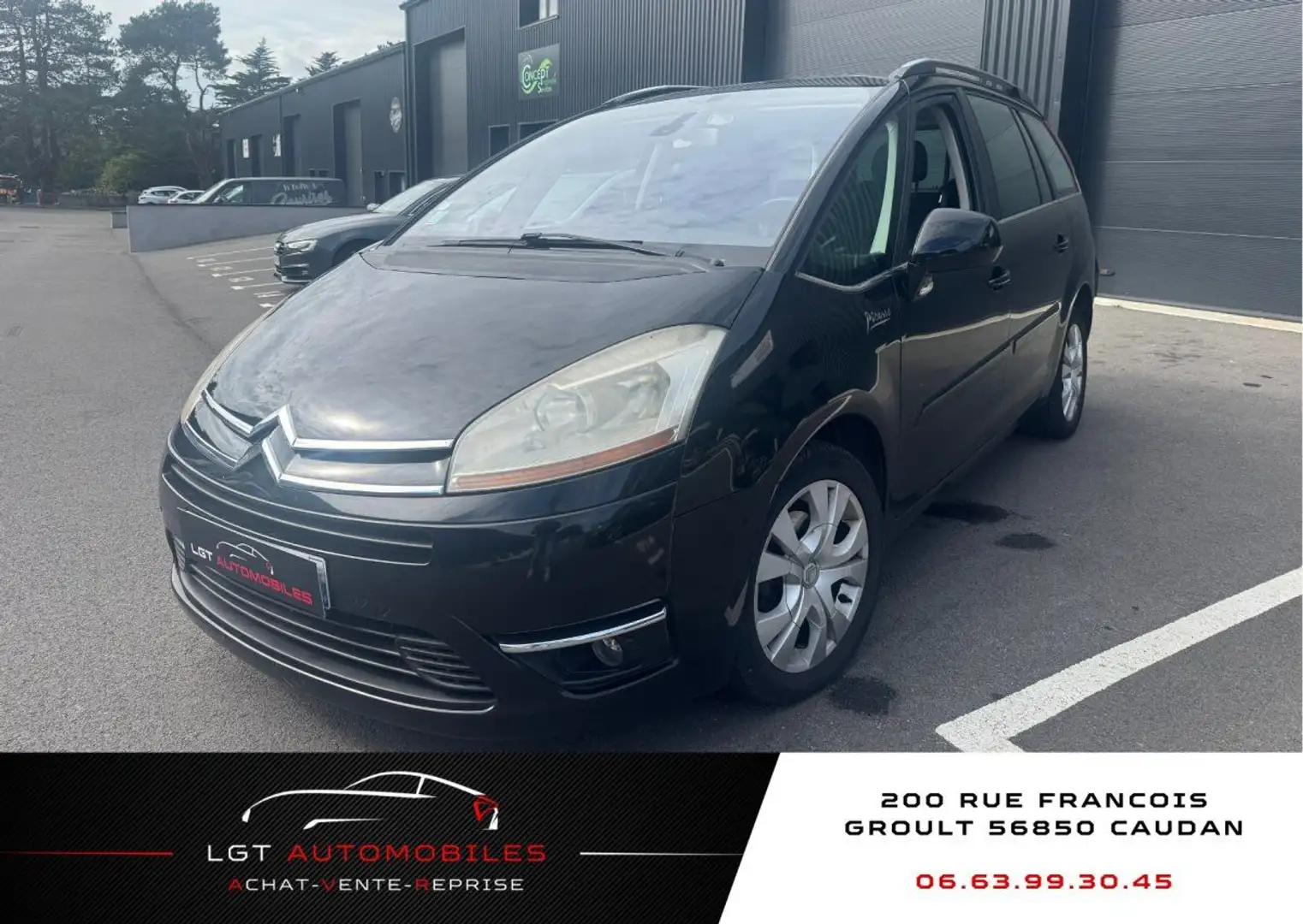Citroen C4 Citroën Grand Picasso 1.6 HDi FAP 16V 110 cv Zwart - 1