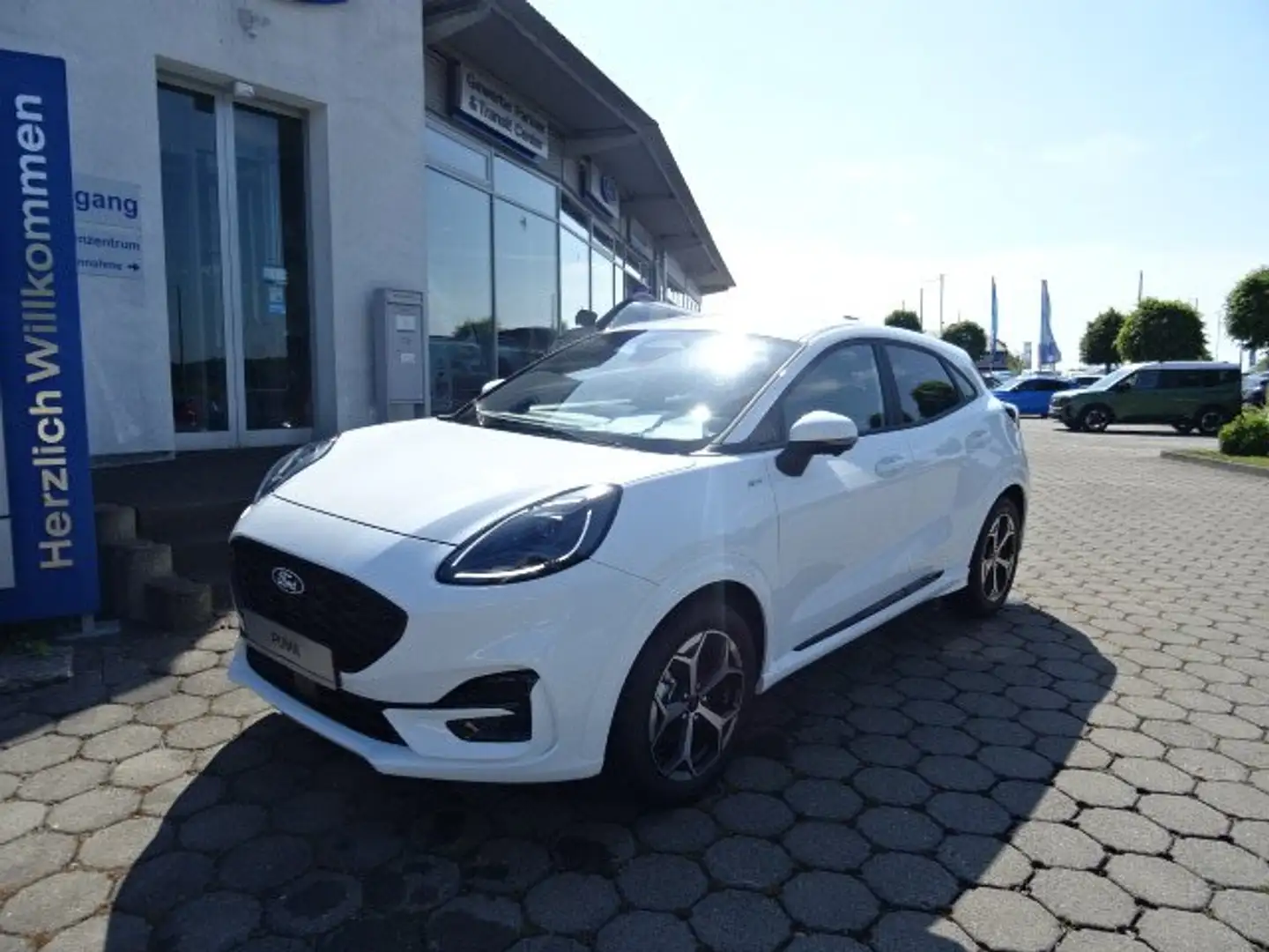 Ford Puma 1.0 Ecoboost ST-Line +360 Grad+ACC+TW Bianco - 1