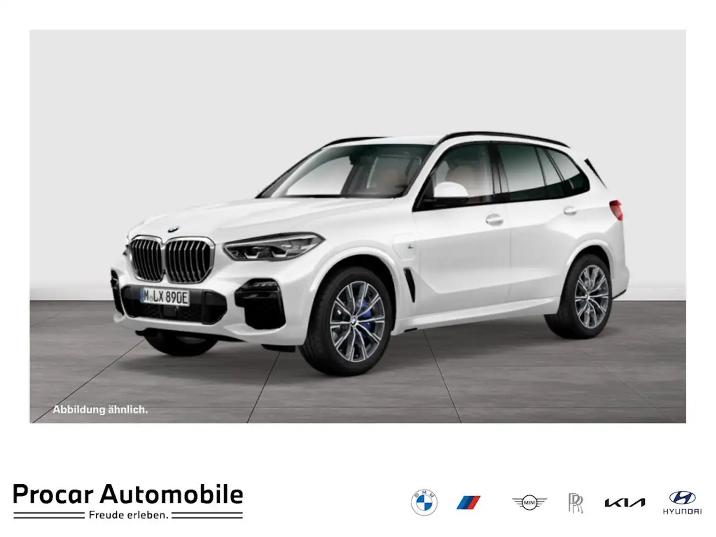BMW X5 xDrive45e M Sport AHK HuD ACC 360° HiFi 20'' Weiß - 1