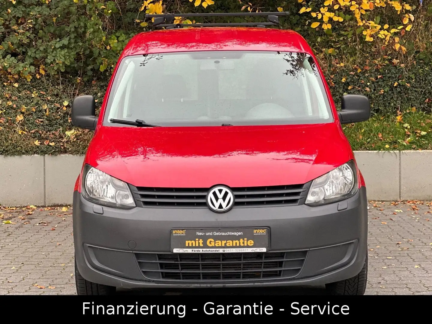 Volkswagen Caddy 1.6 TDI Kasten/1HAND/AHK/PDC/SORTIMO/SHZ Rot - 2