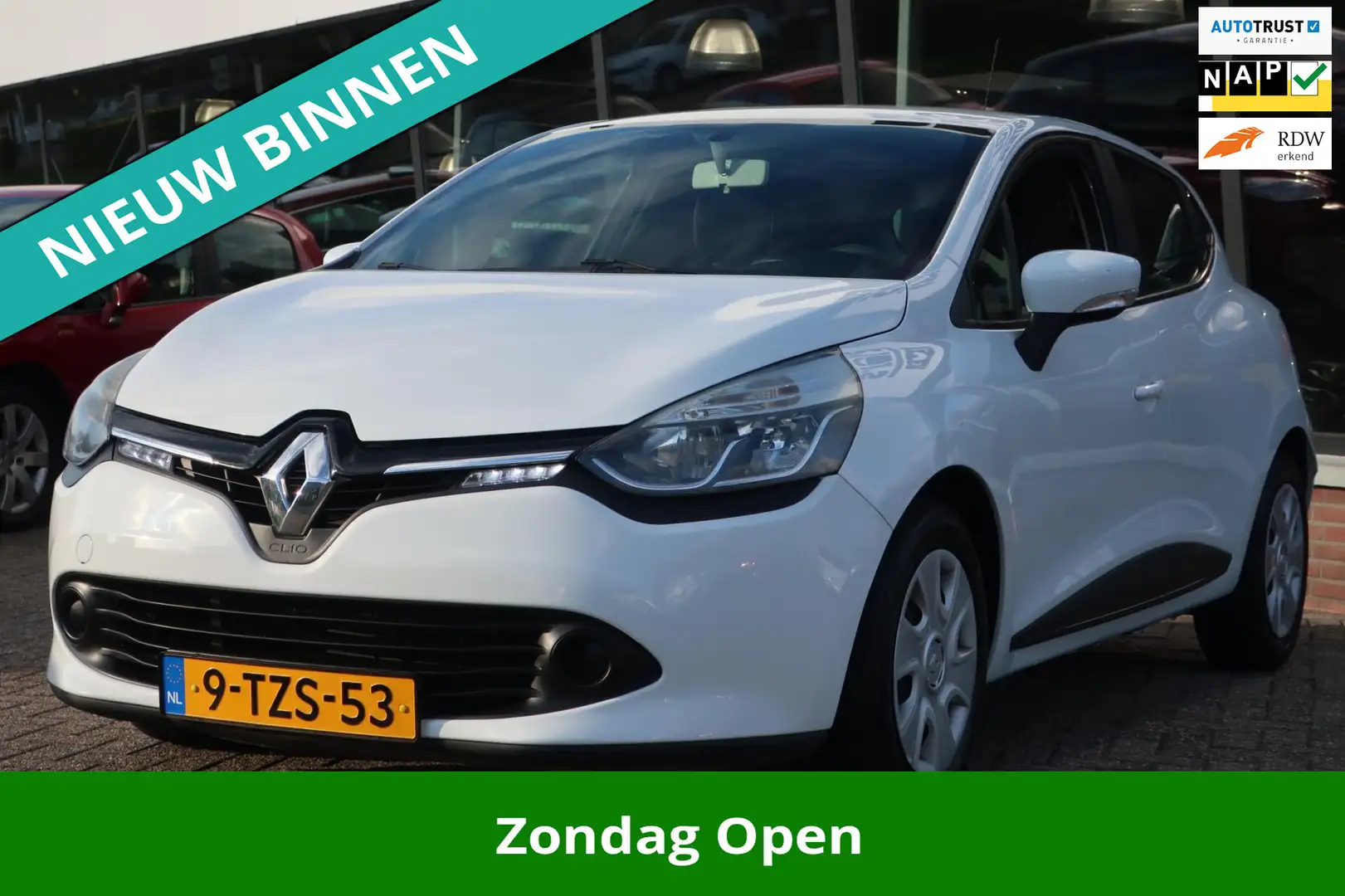 Renault Clio 0.9 TCe Expression LED_NAVI_CRUIS_NAP. Blanc - 1