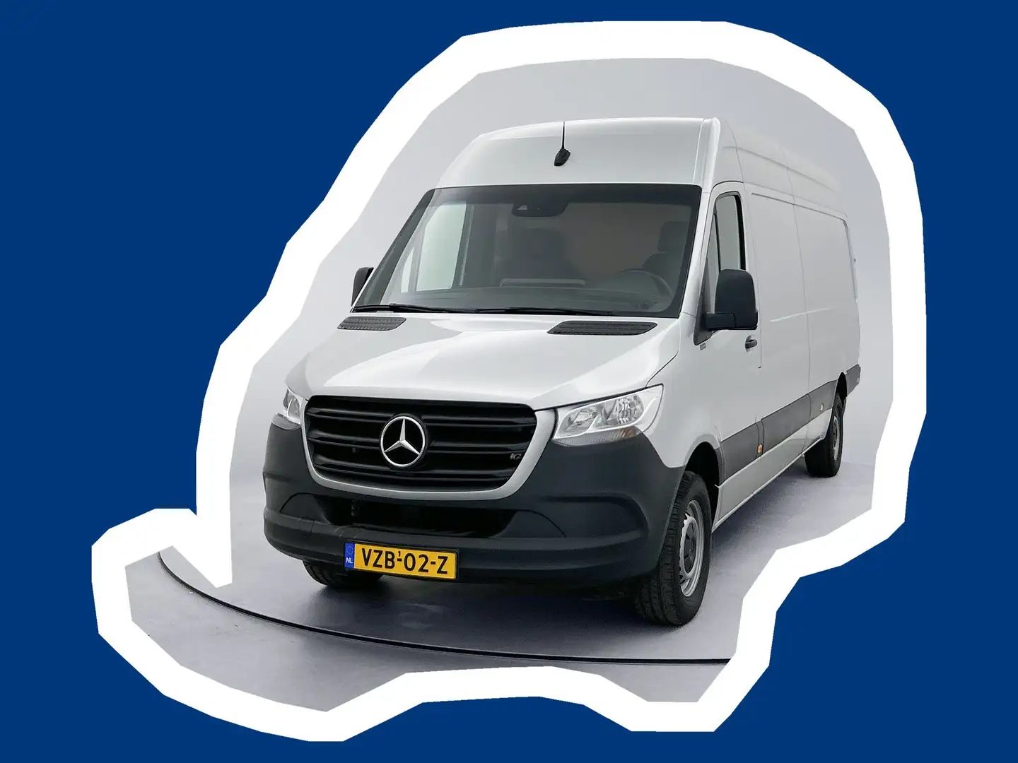 Mercedes-Benz Sprinter 315cdi L3H2 Navigatie Achteruitrijcamera Betimmeri Zilver - 1