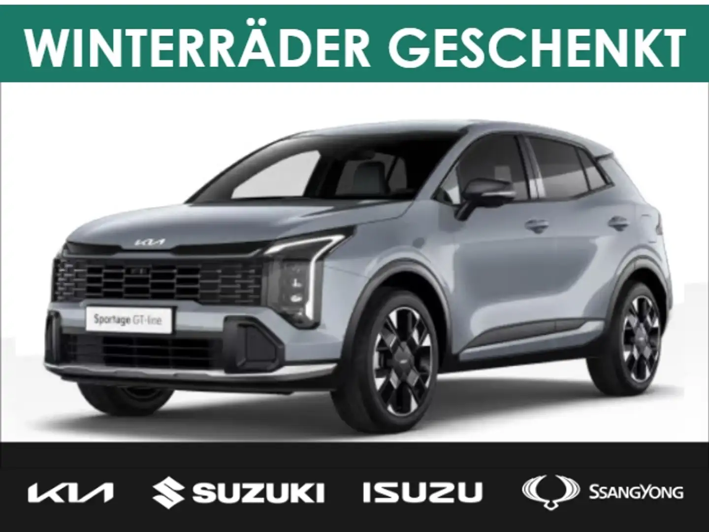 Kia Sportage MJ26NEU 180 PS DCT AWD GT-LINE DRIVE GD SOUND Pano Silber - 1