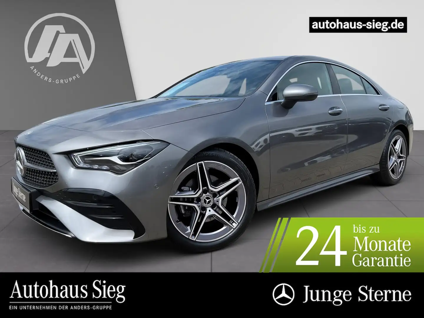 Mercedes-Benz CLA 180 Coupé AMG AdvPlus+MBUX+LED+Kam+Key+Apple Gris - 1