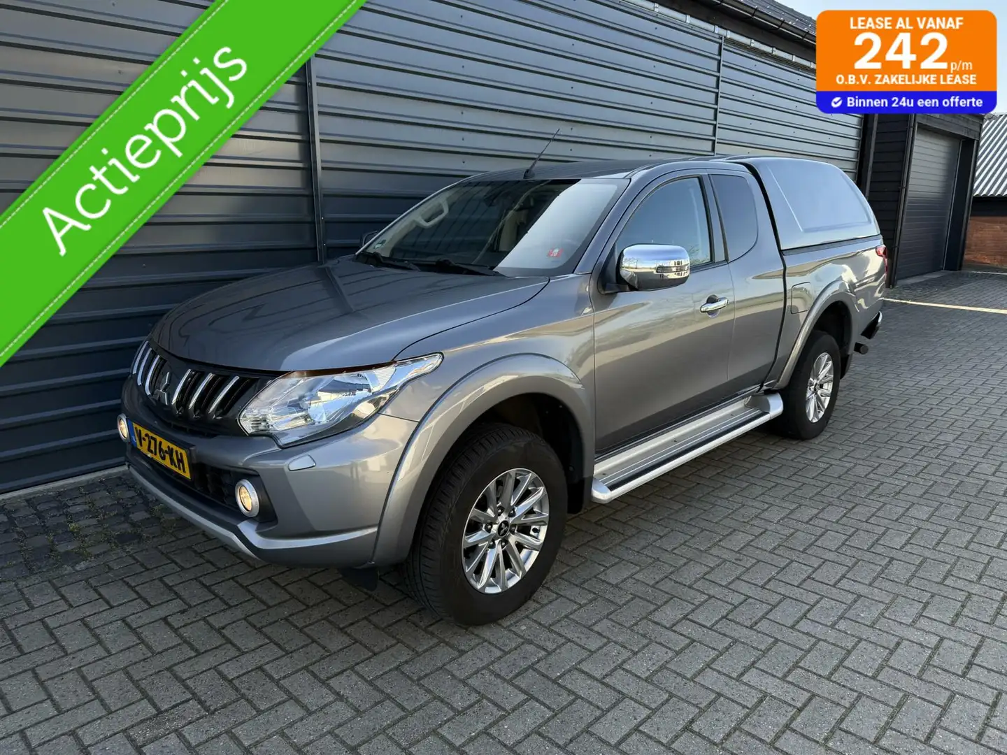 Mitsubishi L200 4x4 2.4 DI-D Club Cab Intense 3000kg Trekhaakgewic Grijs - 1
