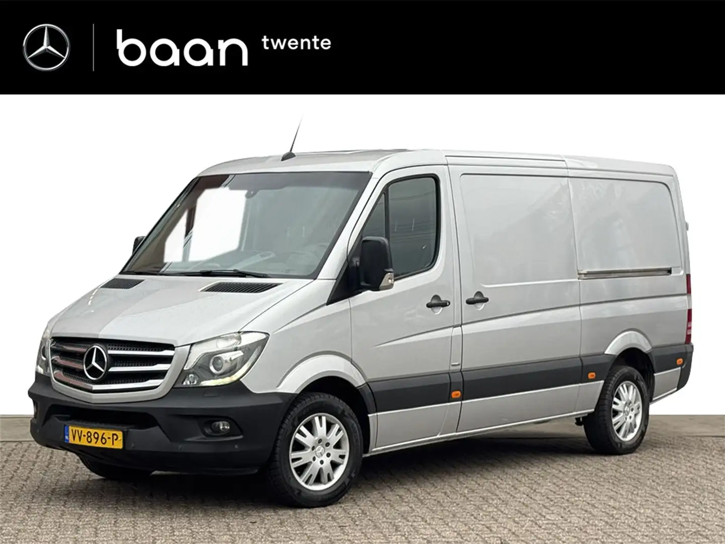 Mercedes-Benz Sprinter 319 3.0 V6 L2H1 | 3,5t Trekhaak | Xenon | Airco | Zilver - 1
