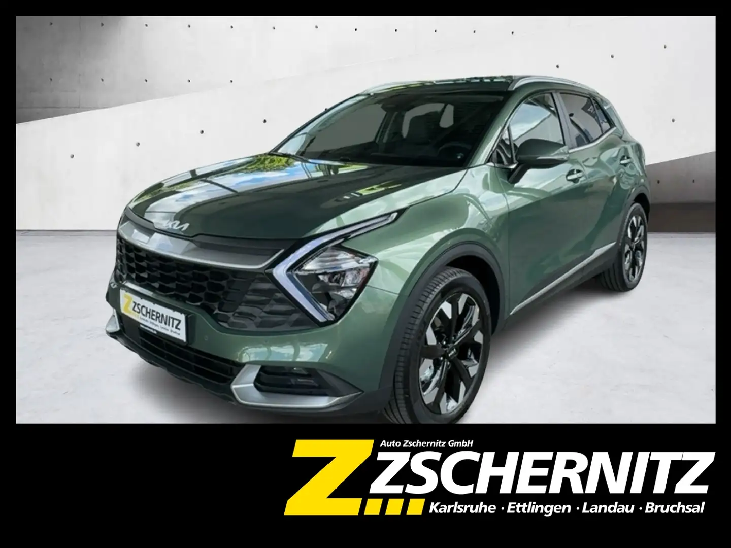 Kia Sportage 1.6 T-GDI Mild-Hybrid Vision FLA 4xSHZ Grün - 1