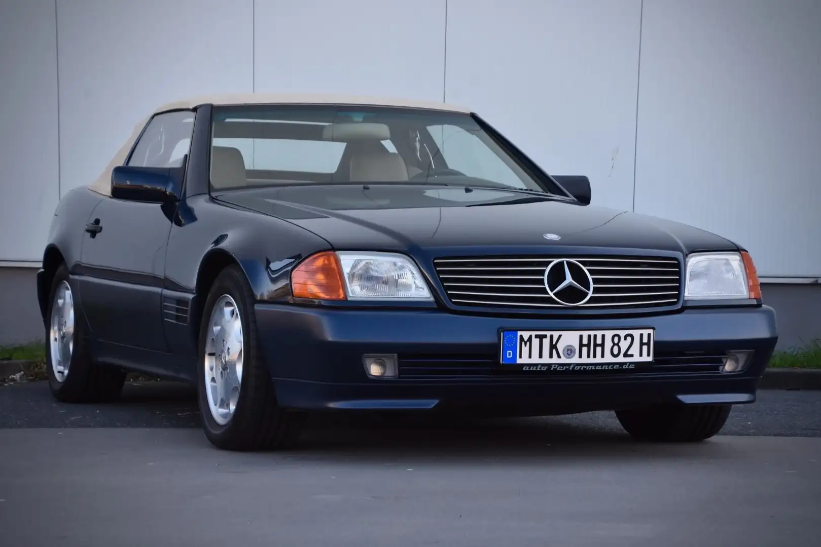 Mercedes-Benz SL 500 Komplett Restauriert H Kennzeichen Blauw - 1