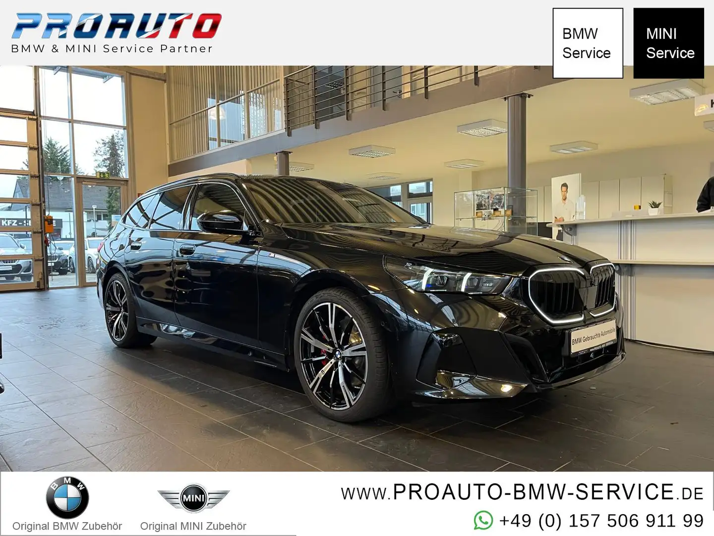 BMW 520 i M Sport Pro Tour/A-LED/ICONIC/360°/PANO/HK Schwarz - 1